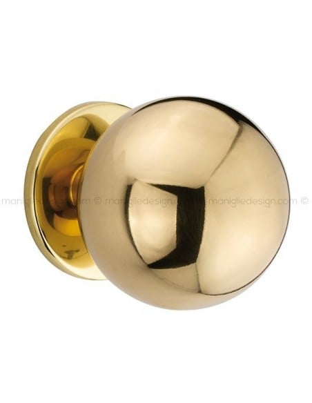 Pomolo tondo fisso diametro 80 mm per porta 59 Sfera Reguitti