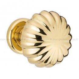 Pomolo per porta fisso 57 Margherita Reguitti diametro 75 mm con rosetta ad avvitare