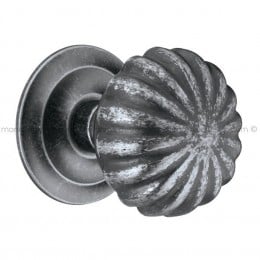 Pomolo per porta fisso 57 Margherita Reguitti diametro 75 mm con rosetta diametro 73 mm