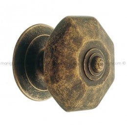 Pomolo per porta fisso N61 Ulisse Reguitti con rosetta diametro 73 mm