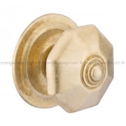 Pomolo per porta fisso N61 Ulisse Reguitti con rosetta diametro 100 mm