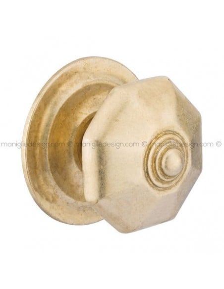 Pomolo per porta fisso N61 Ulisse Reguitti con rosetta diametro 100 mm