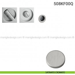 Kit placche incasso quadrate con nottolino 508 Reguitti con frontalino di trascinamento 2