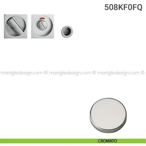 Kit per porta scorrevole 508KF0FQ cromato