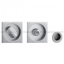 Kit placche incasso quadrate con nottolino 573 Reguitti con frontalino di trascinamento