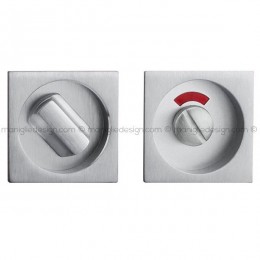 Placche incasso quadrate con nottolino 573 Reguitti con libero/occupato