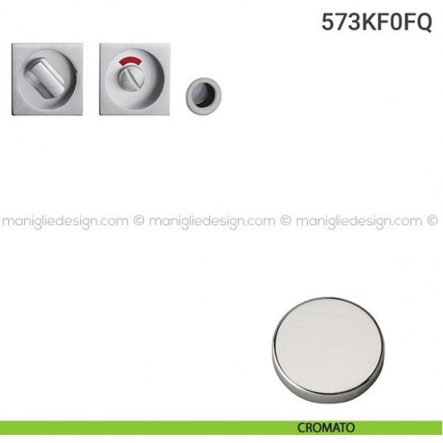 Kit per porta scorrevole 573KF0FQ cromato