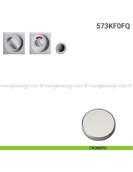 Kit per porta scorrevole 573KF0FQ cromato