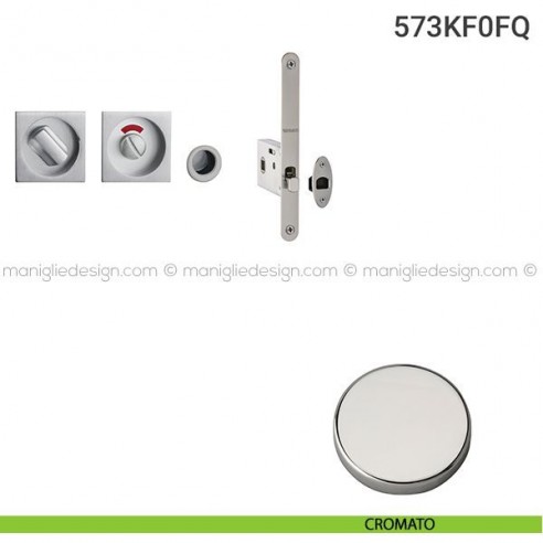 Kit per porta scorrevole 573KS0FQ cromato