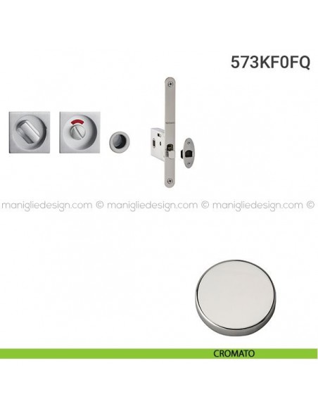 Kit per porta scorrevole 573KS0FQ cromato