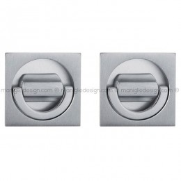 Placche incasso quadrate con doppio nottolino ad anello 577 Reguitti