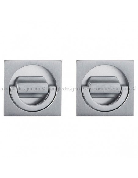 Placche incasso quadrate con doppio nottolino ad anello 577 Reguitti