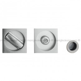 Kit placche incasso quadrate con nottolino 873 Reguitti con frontalino di trascinamento