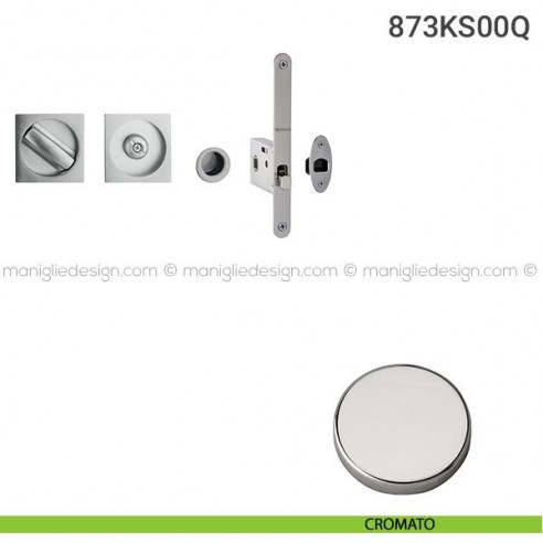 Kit per porta scorrevole 873KS00Q cromato
