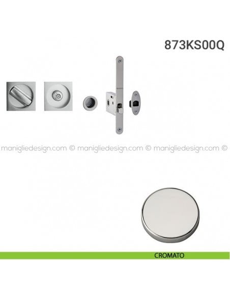 Kit per porta scorrevole 873KS00Q cromato