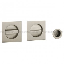 Kit placche incasso quadrate con nottolino R60 Reguitti con frontalino di trascinamento