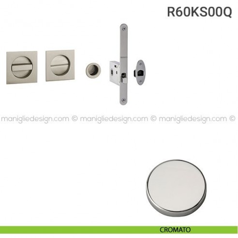 Kit per porta scorrevole R60KS00Q cromato