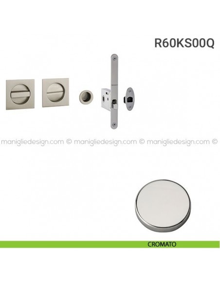 Kit per porta scorrevole R60KS00Q cromato