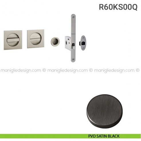 Kit per porta scorrevole R60KS00Q PVD satin black
