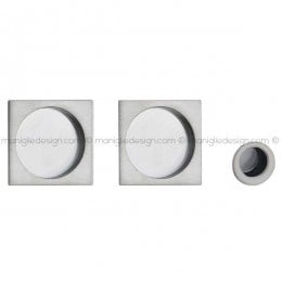 Kit placche incasso quadrate cieche Q24 Reguitti con frontalino di trascinamento