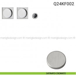 Kit placche incasso quadrate cieche Q24 Reguitti con frontalino di trascinamento 2