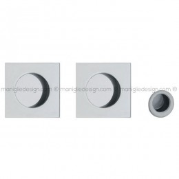Kit placche incasso quadrate cieche Q28 Reguitti con frontalino di trascinamento