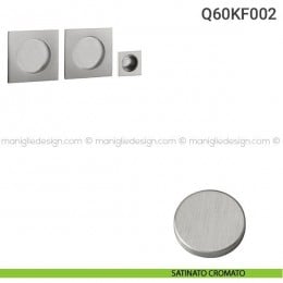 Kit placche incasso quadrate cieche Q60 Reguitti con frontalino di trascinamento 2