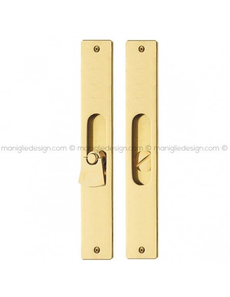 Placche incasso rettangolari con nottolino pendente 914 Reguitti