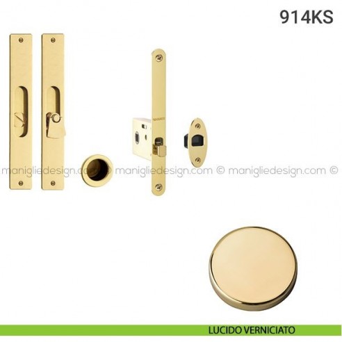 Kit per porta scorrevole 914KS lucido verniciato