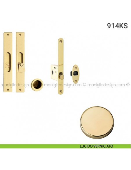 Kit per porta scorrevole 914KS lucido verniciato