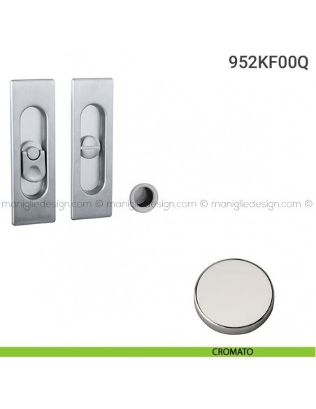 Kit per porta scorrevole 952KF00Q cromato