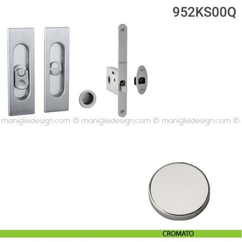 Kit per porta scorrevole 952KS00Q cromato