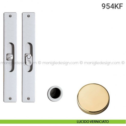 Kit per porta scorrevole 954KF lucido verniciato