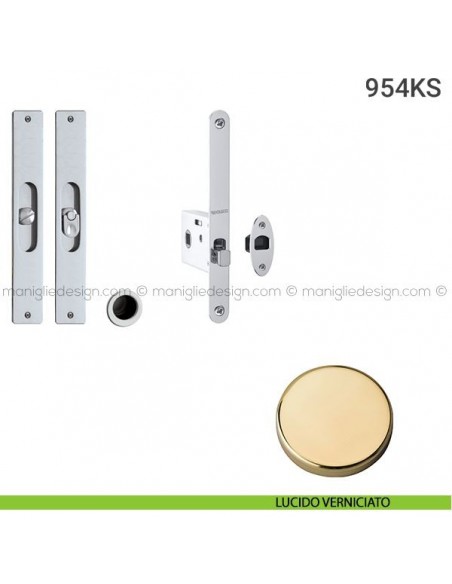 Kit per porta scorrevole 954KS lucido verniciato