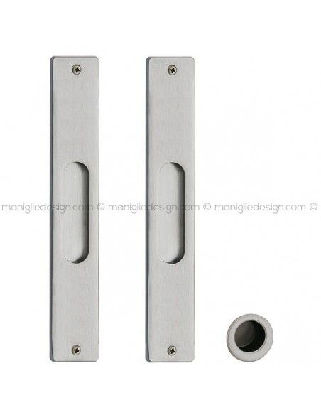 Kit placche incasso rettangolari cieche 252 Reguitti con frontalino di trascinamento