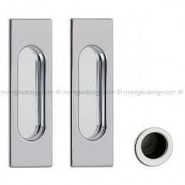 Kit placche incasso rettangolari cieche Q35 Reguitti con frontalino di trascinamento