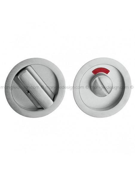 Placche incasso tonde con nottolino 508 Reguitti con libero/occupato