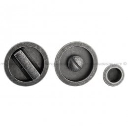 Kit placche incasso tonde con nottolino 508 Reguitti con frontalino di trascinamento