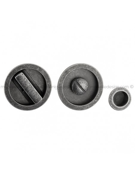 Kit placche incasso tonde con nottolino 508 Reguitti con frontalino di trascinamento