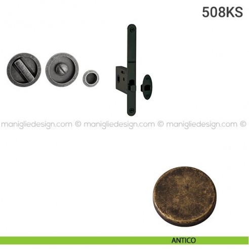 Kit per porta scorrevole 508KS antico