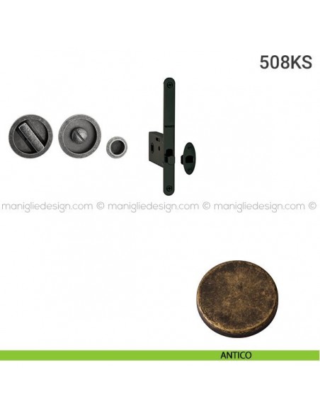 Kit per porta scorrevole 508KS antico