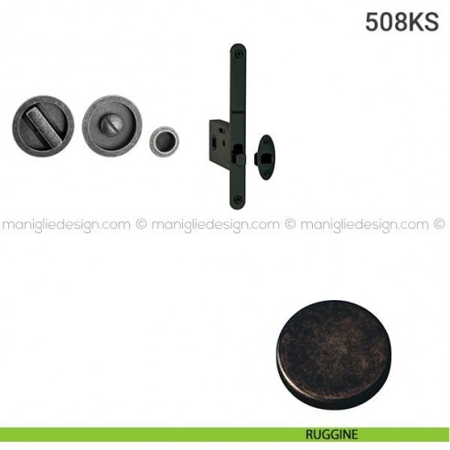 Kit per porta scorrevole 508KS ruggine
