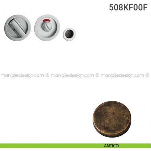 Kit per porta scorrevole 508KF00F antico