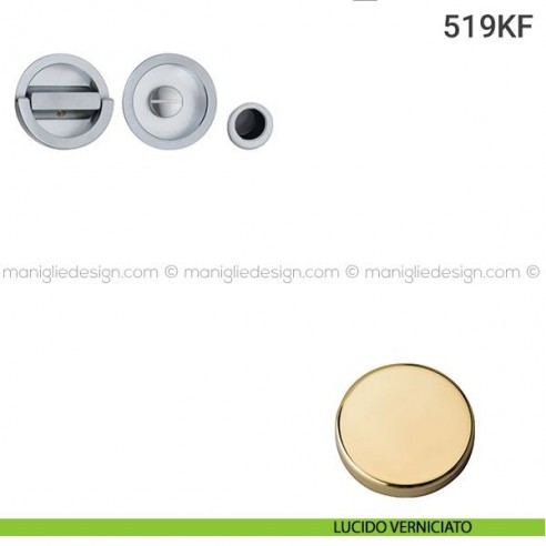 Kit per porta scorrevole 519KF lucido verniciato