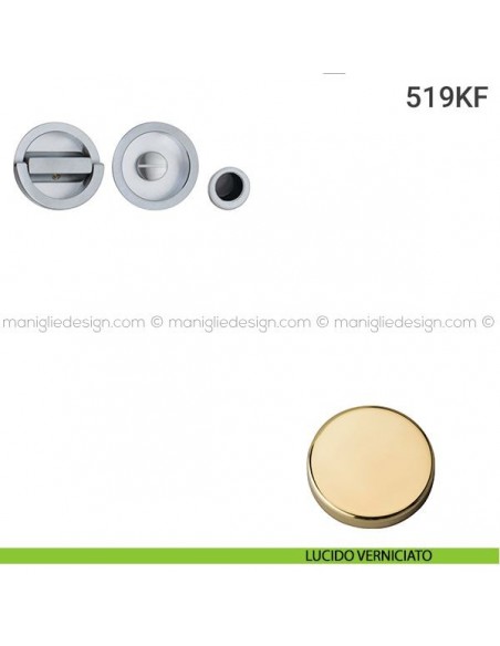 Kit per porta scorrevole 519KF lucido verniciato