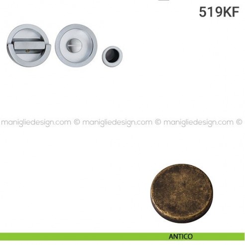 Kit per porta scorrevole 519KF antico