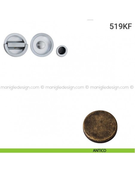 Kit per porta scorrevole 519KF antico