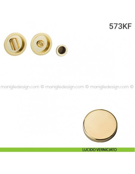 Kit per porta scorrevole 573KF lucido verniciato