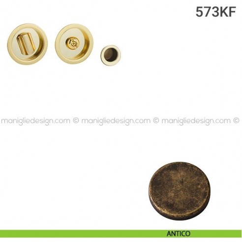 Kit per porta scorrevole 573KF antico
