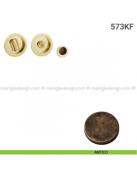 Kit per porta scorrevole 573KF antico